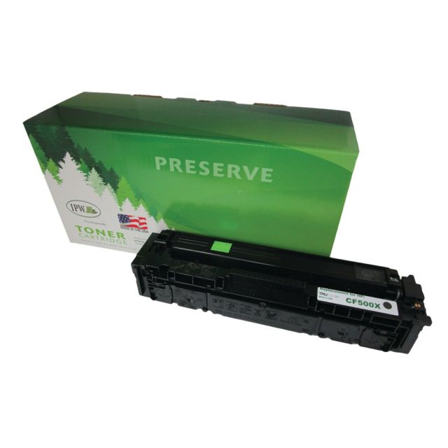 IPW Preserve Remanufactured High-Yield Black Toner Cartridge Replacement For HP 202X, CF500X, 545-500-ODP MPN:545-500-ODP