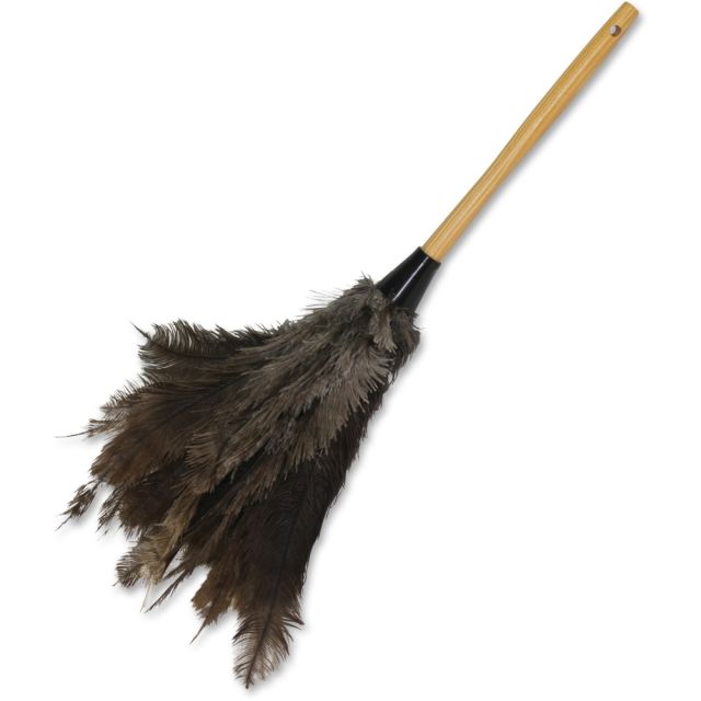Impact Economy Ostrich Feather Duster - 23in Overall Length - 1 Each - Brown, Gray (Min Order Qty 4) MPN:4603