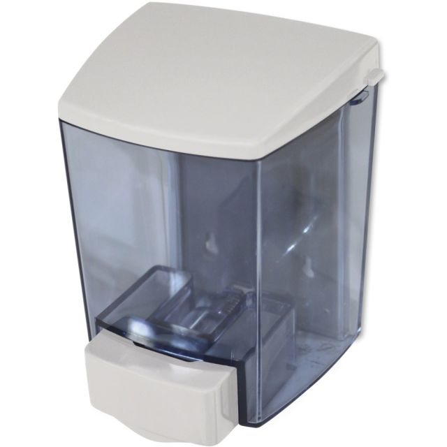 Encore Soap Dispenser - Manual - 30 fl oz Capacity - Clear, White - 1Each (Min Order Qty 6) MPN:9330
