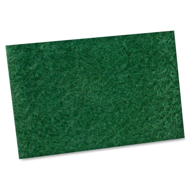 Impact General Purpose Scouring Pad - 0.6in Height x 6in Width x 9in Length - 10/Bag - Green (Min Order Qty 5) MPN:7135B
