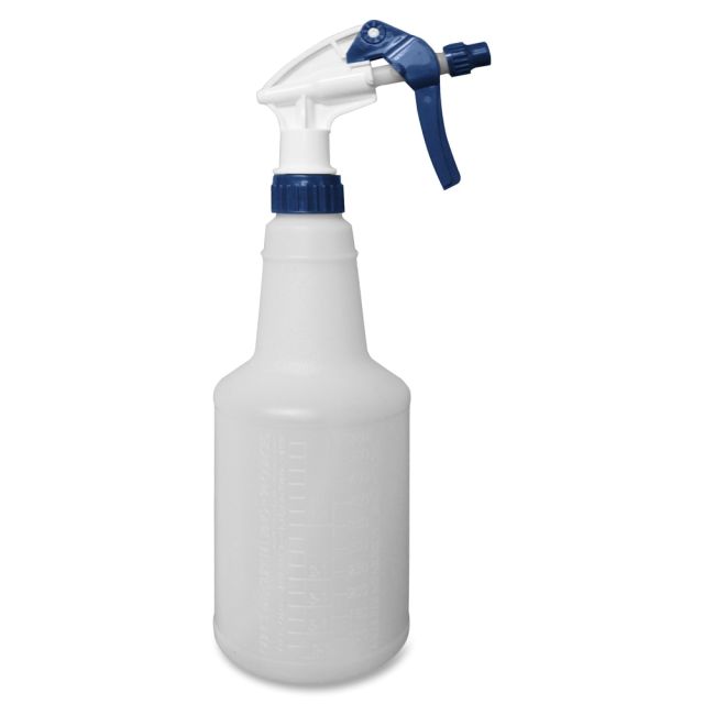 Impact Trigger Sprayer Bottle - 8.13in Hose - Adjustable Nozzle - 3 / Pack - Blue, White (Min Order Qty 10) MPN:350245802