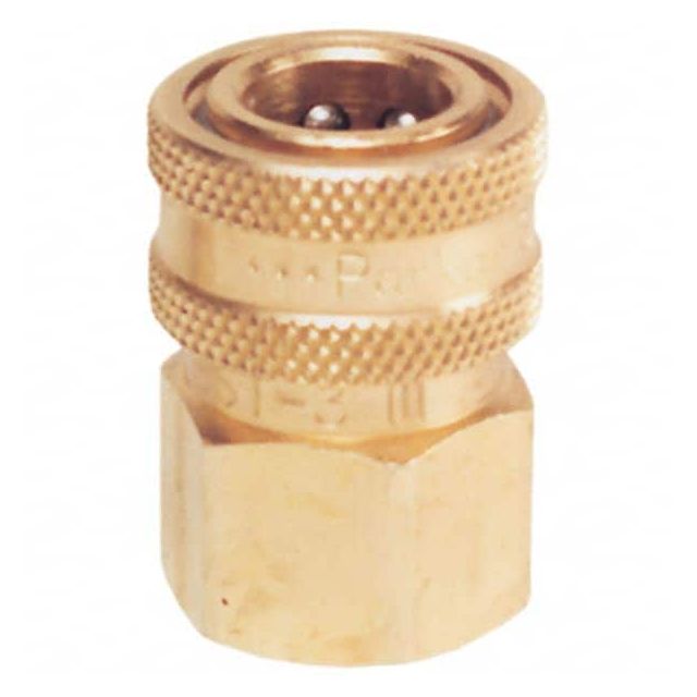 Pressure Washer Accessories, Accessory Type: Socket , Material: Brass , Maximum Pressure: 5500.0psi , Thread Type: Female  MPN:7214P