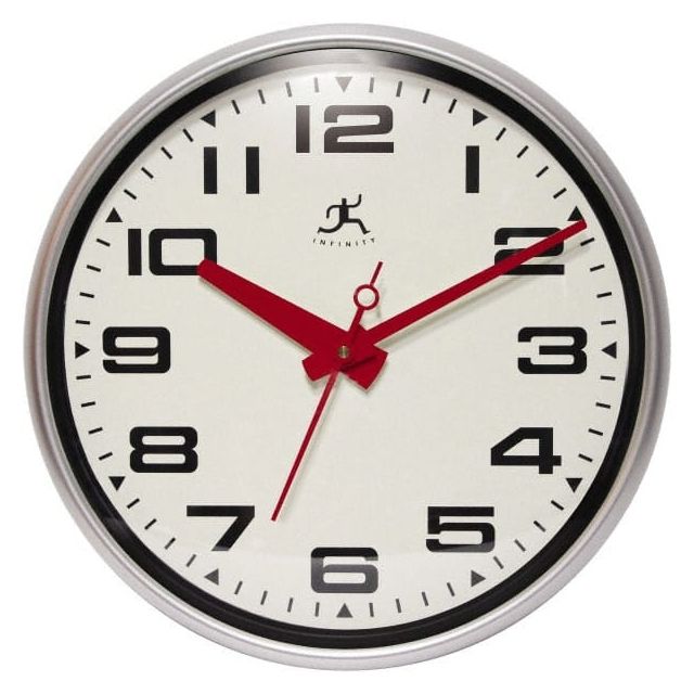 13-1/2 Inch Diameter, Off White Face, Dial Wall Clock MPN:14097SV-3282