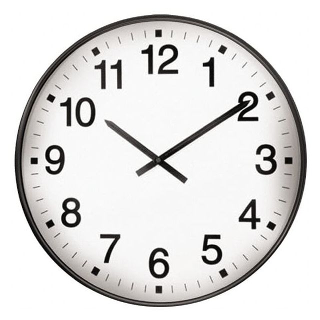 17 Inch Diameter, White Face, Dial Wall Clock MPN:90/0019-1