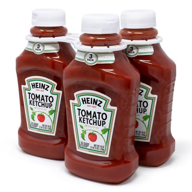 Heinz Tomato Ketchup, 44 Oz Bottle, Pack Of 3 (Min Order Qty 2) MPN:20382