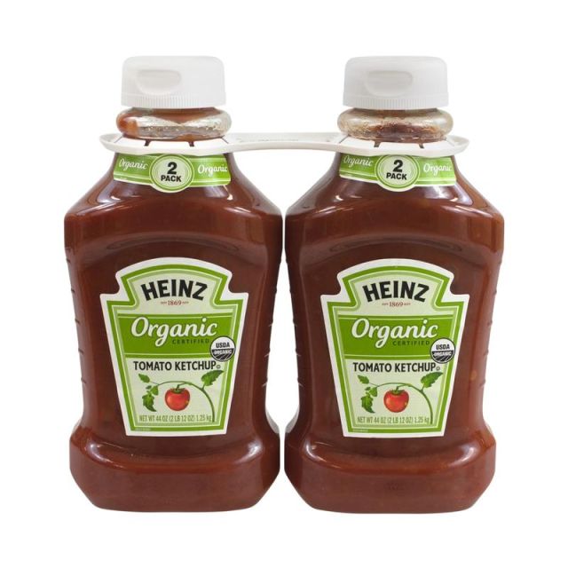 Heinz Organic Tomato Ketchup, 44 Oz, Pack Of 2 Bottles (Min Order Qty 2) MPN:35348582