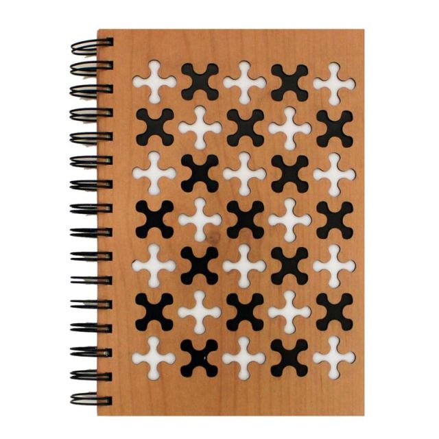 Inkology Laser Cut Journals, 5-7/8in x 8-1/4in, College Ruled, 192 Pages (96 Sheets), Multicolor, Pack Of 6 Journals (Min Order Qty 2) MPN:370-0