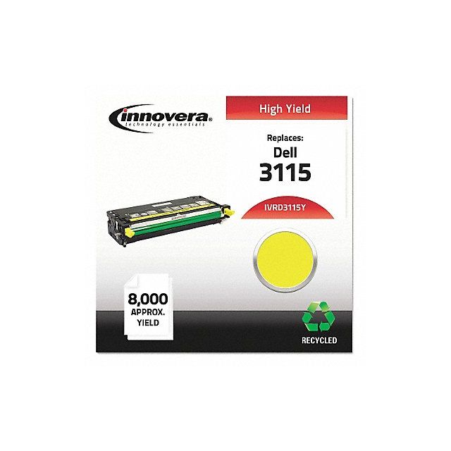 Toner Cartridge Yellow Dell MaxPage 8000 MPN:IVRD3115Y