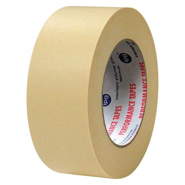 Masking Paper: 36 mm Wide, 55 m Long, 7.2 mil Thick, Natural & Tan PG21A.12 Hardware Glue & Adhesives