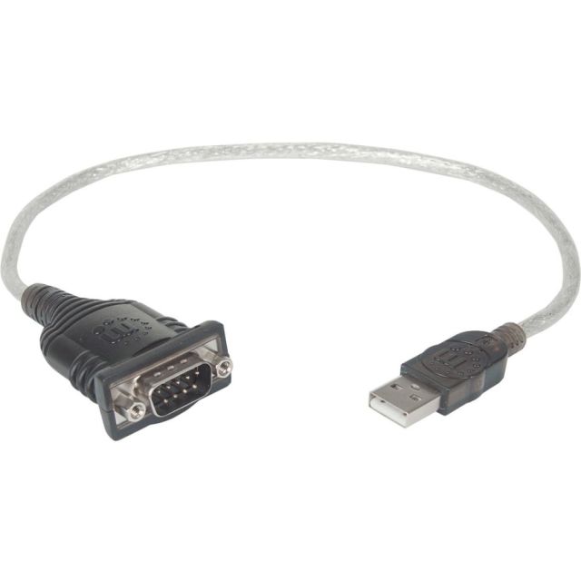 Manhattan USB to 1 Serial Device Converter, Retail Pkg. (Min Order Qty 3) MPN:205146