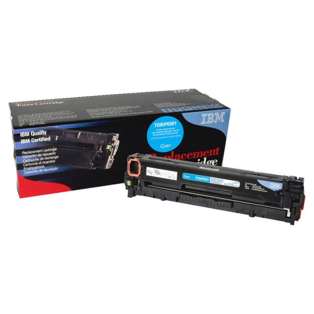 IBM Remanufactured Cyan Toner Cartridge Replacement For HP 312A, CF381A, IBMTG95P6581 MPN:TG95P6581