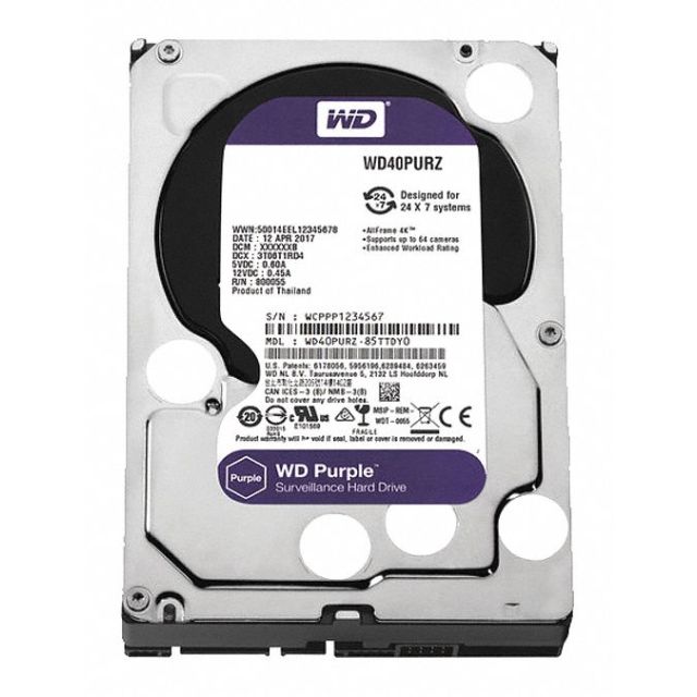 6 TB Hard Drive WD Purple MPN:IHDD-6TB