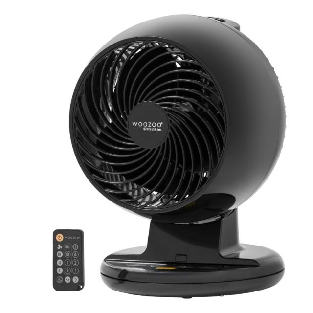 IRIS Woozoo C18T Oscillating Circulating Desk Fan, Black 586807 Household Appliances