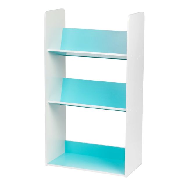 IRIS 2-Tier Storage Shelf With Footboard, Blue (Min Order Qty 2) MPN:596101