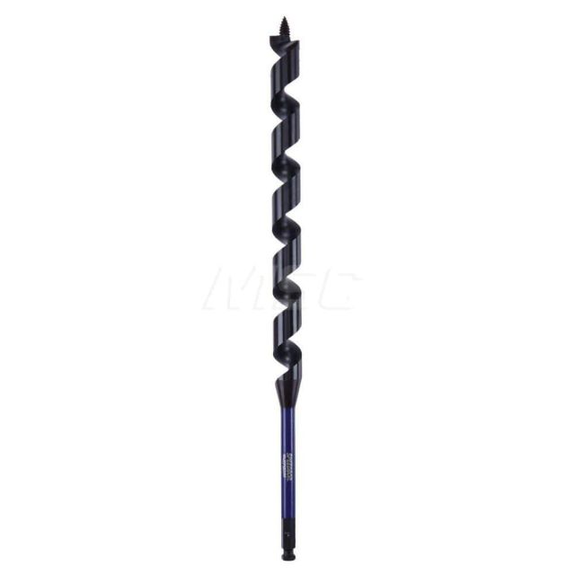 Auger & Utility Drill Bits, Auger Bit Size: 1 , Shank Diameter: 3.0000 , Shank Size: 3.0000 , Tool Material: High Speed Steel , Coated: Coated  MPN:IWAX3010