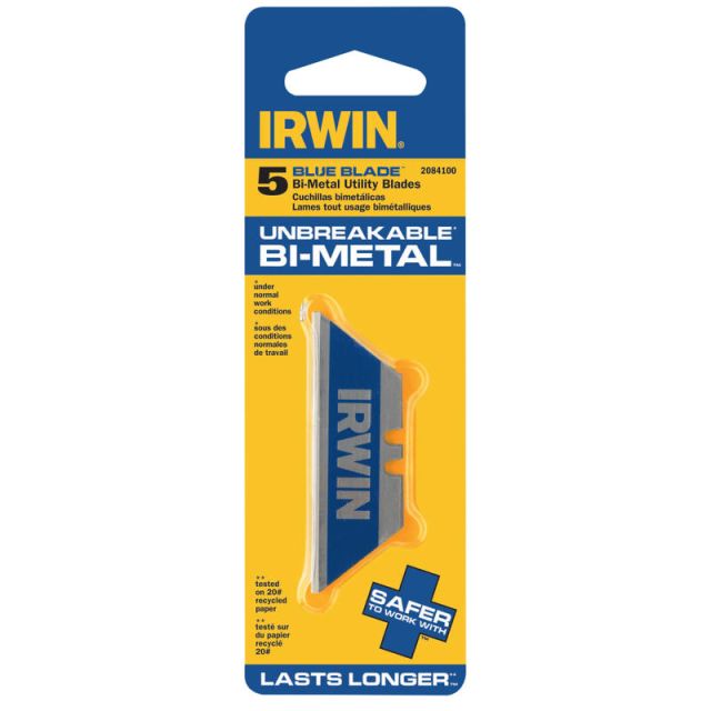 IRWIN Bi-Metal Utility Blades with Dispenser, 20/pack (Min Order Qty 4) MPN:586-2084200