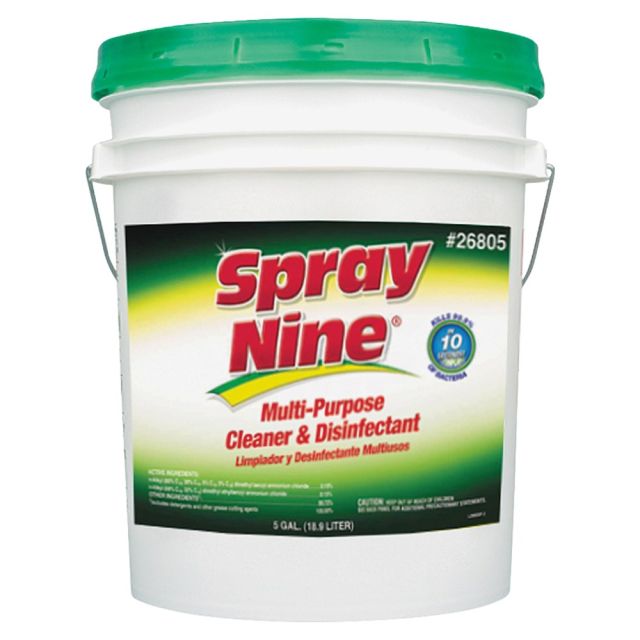 Spray Nine Multipurpose Cleaner/Disinfectant, 5 Gallon Container MPN:26805