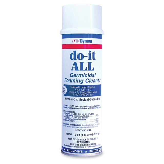 ITW Dymon Do-It-All Foaming Germicidal/Disinfectant, 18 Oz Bottle (Min Order Qty 9) MPN:08020