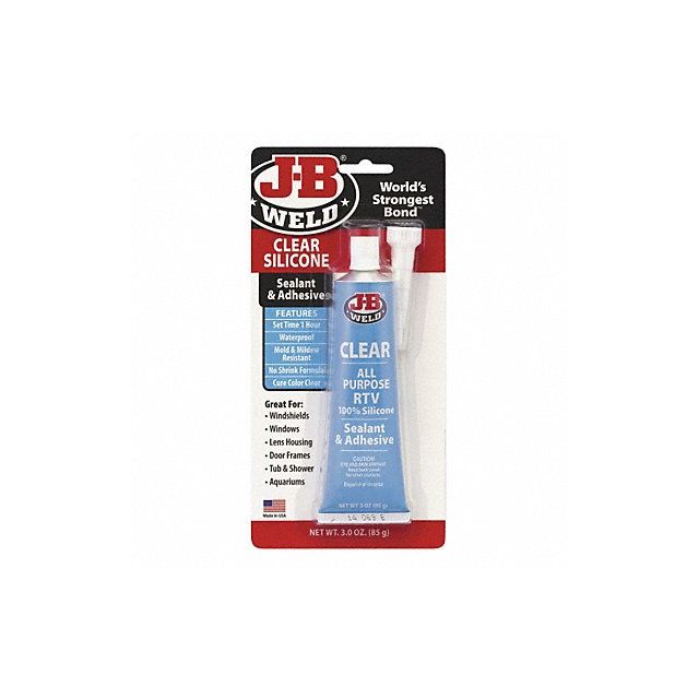 Adhesive Sealant 3 oz Tube Clear 31310 Protective Coatings & Sealants
