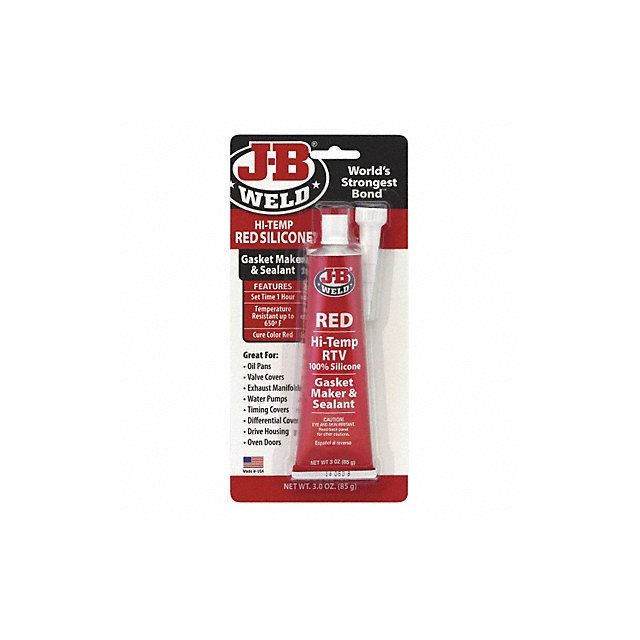 Adhesive Sealant 3 oz Tube Red 31314 Protective Coatings & Sealants