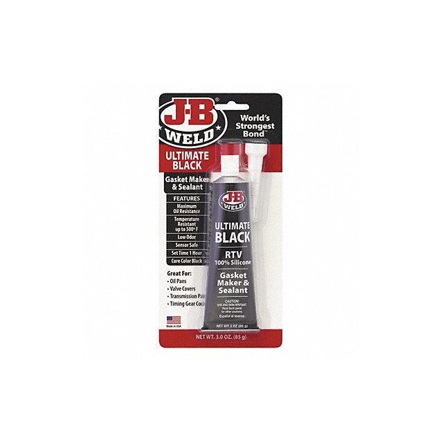 Adhesive Sealant 3 oz Tube Black 32329 Protective Coatings & Sealants
