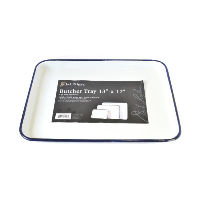 Jack Richeson Butcher Tray, 13in x 17in, White (Min Order Qty 2) MPN:400238