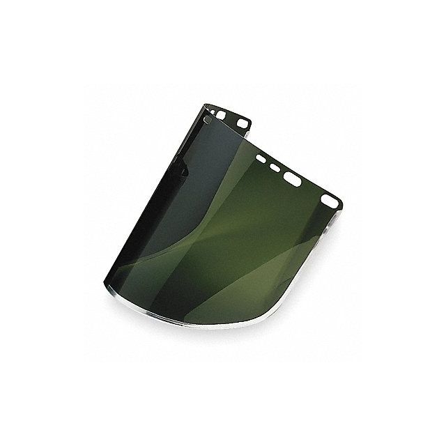 Face Shield Green Alum. 15-1/2 in W MPN:29053
