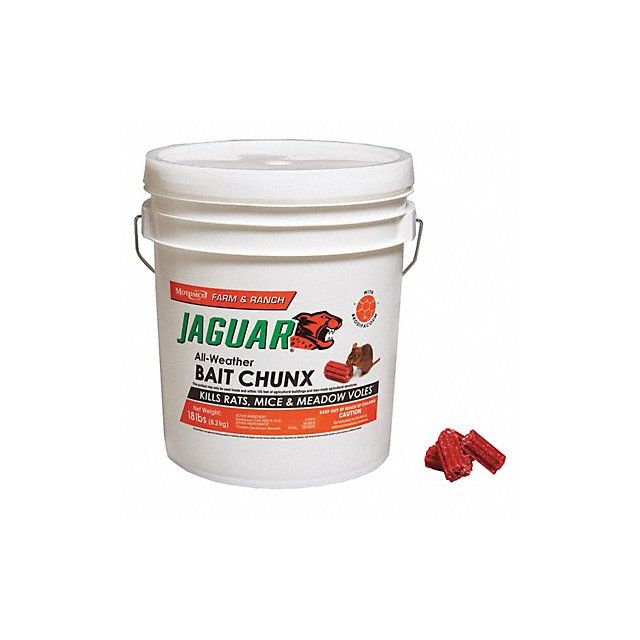 Rodenticide Red Chunks 18 lb Pail MPN:31418