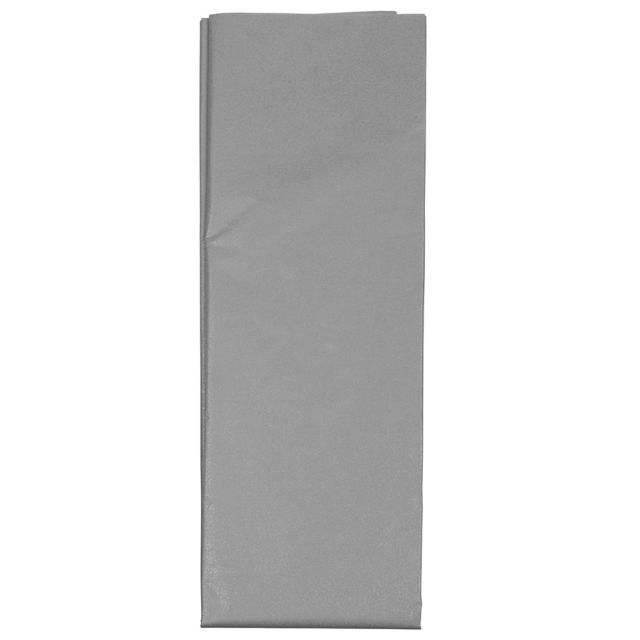 JAM Paper Tissue Paper, 26inH x 20inW x 1/8inD, Silver, Pack Of 10 Sheets (Min Order Qty 8) MPN:7335484