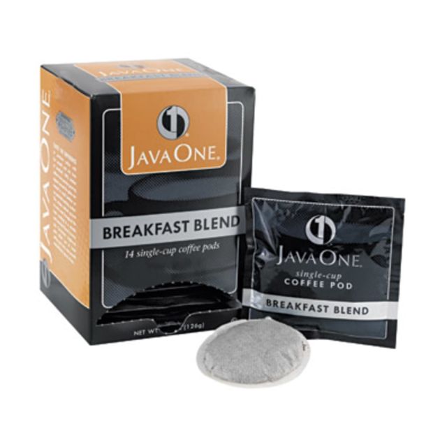 Java One Single-Serve Coffee Pods, Breakfast Blend, Carton Of 14 (Min Order Qty 8) MPN:30220
