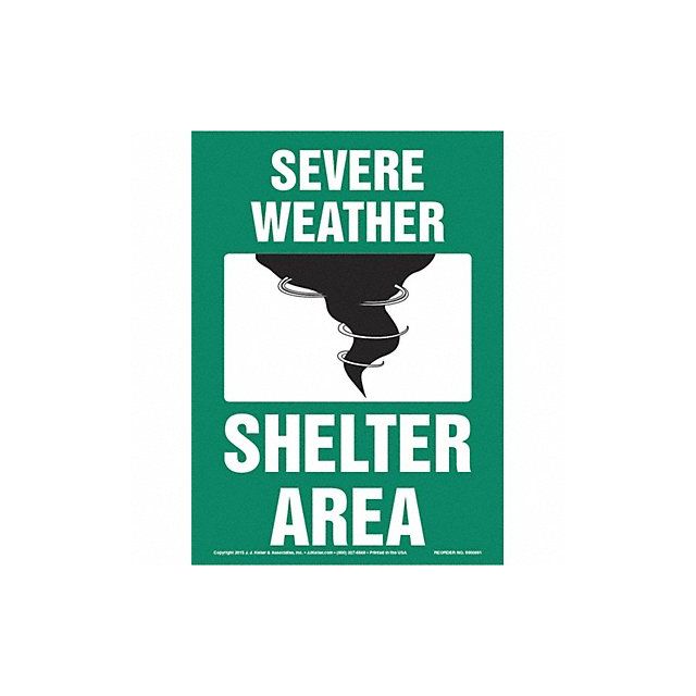 Severe Weather Shelter Area Sign MPN:8001166