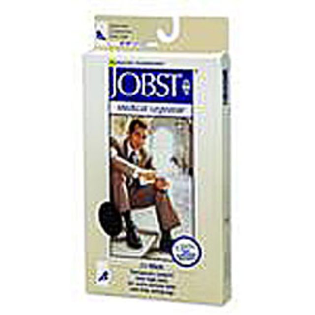 Jobst For Men Knee-High Socks, Black, Medium: Ankle Circumference: 8 1/2in-9 1/2in, Calf Circumference: 12 1/2in-17in, Compression: 30-40 mmHg MPN:BI115109