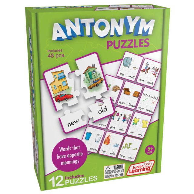 Junior Learning Antonym Puzzles (Min Order Qty 4) MPN:JRL242