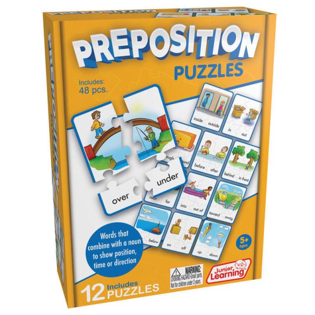 Junior Learning Preposition Puzzles (Min Order Qty 4) MPN:JRL245