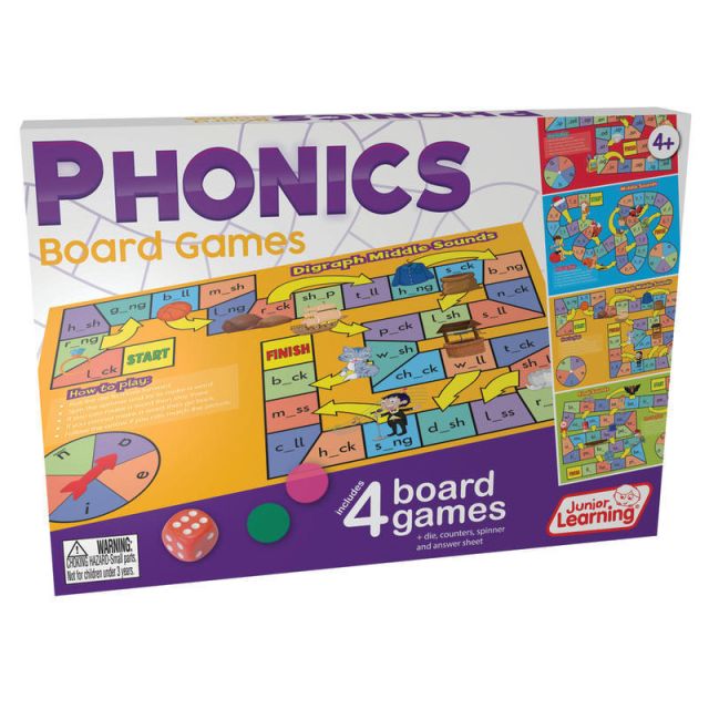 Junior Learning Phonics Board Games (Min Order Qty 3) MPN:JRL422