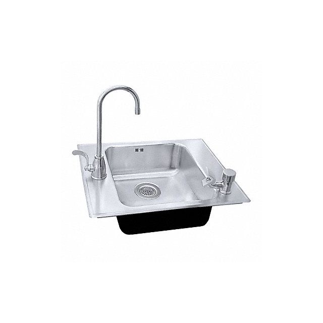 Just Class Sink Rect 16inx14inx6-1/2in MPN:CRAF-ADA-1725-A-GR-VRL-CT