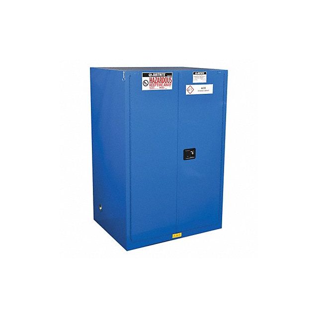 Haz Material Safety Cabinet 90 Gal Blue MPN:869028