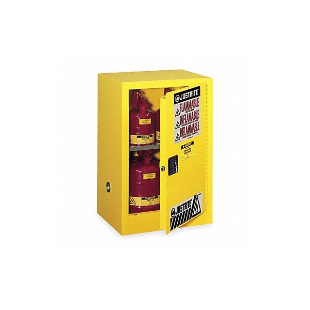 E4583 Flammable Safety Cabinet 12 gal Yellow MPN:891200