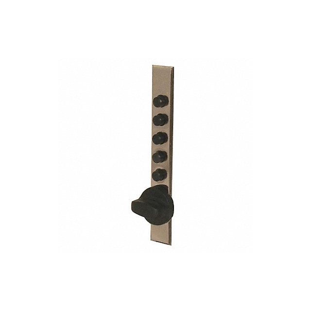 Mechanical Lock Satin Brass 5 Button MPN:9662C100441