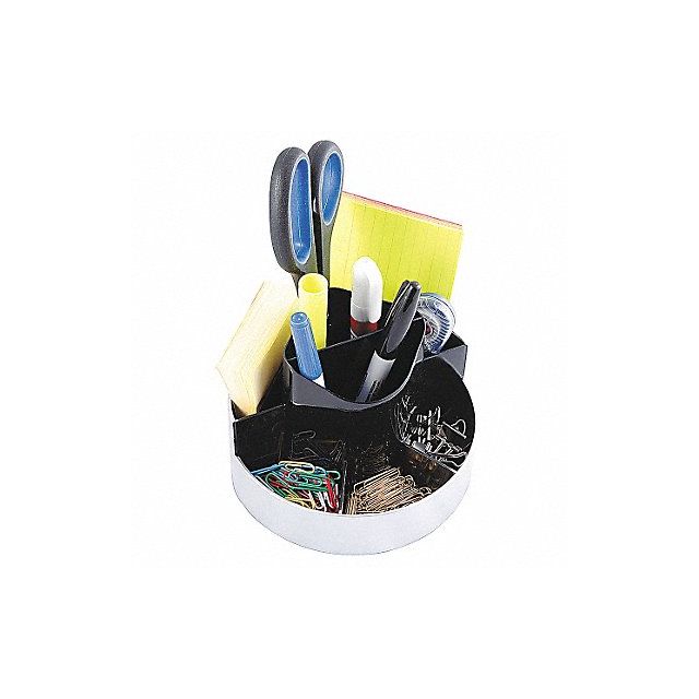 Desktop Organizer Black/Silver Plastic MPN:KTKORG620