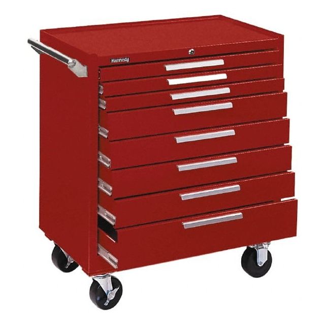 Steel Tool Roller Cabinet: 8 Drawers MPN:348XR