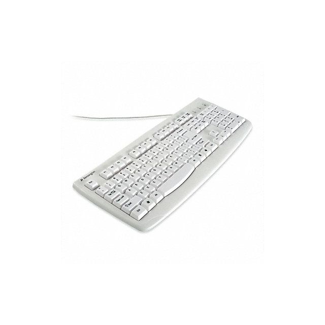 Keyboard. Antimicrobial. White MPN:K64406US