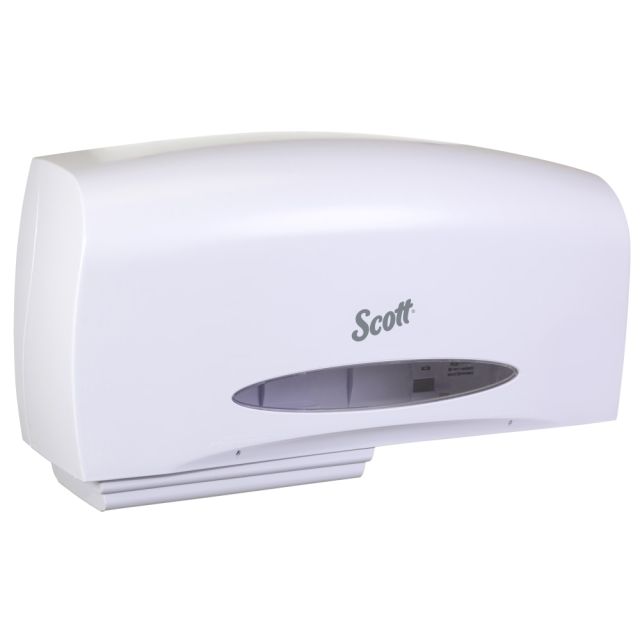 Kimberly-Clark MOD JRT Twin Bathroom Coreless Tissue Dispenser, White (Min Order Qty 2) MPN:KCC 09609