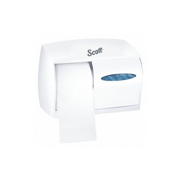 Toilet Paper Dispenser (2) Rolls White MPN:09605