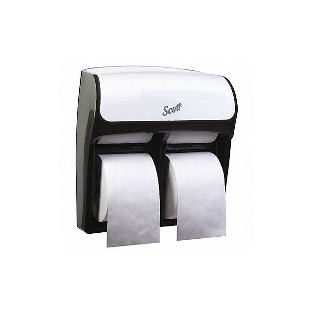 Toilet Paper Dispenser (4) Rolls White MPN:44517