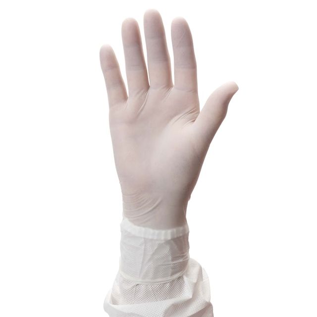 Disposable Gloves: 4.72 mil Thick, Nitrile-Coated, Nitrile, Cleanroom Grade MPN:62005