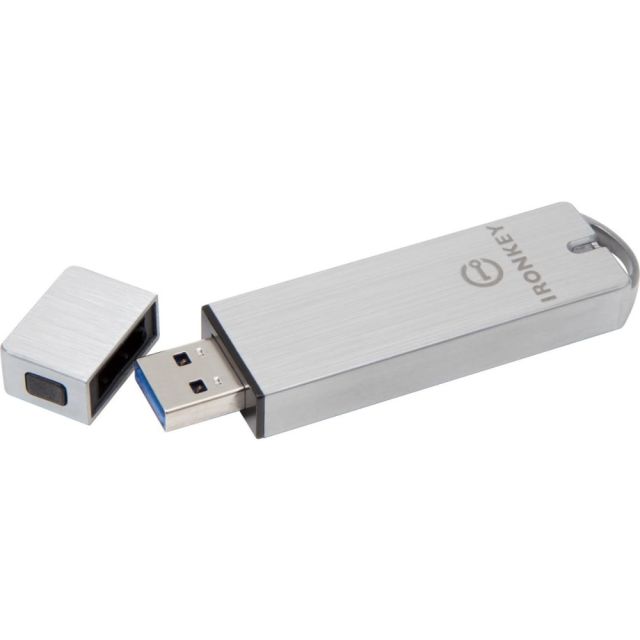 IronKey Enterprise S1000 Encrypted Flash Drive - 4 GB - USB 3.0 - 256-bit AES - 5 Year Warranty MPN:IKS1000E/4GB
