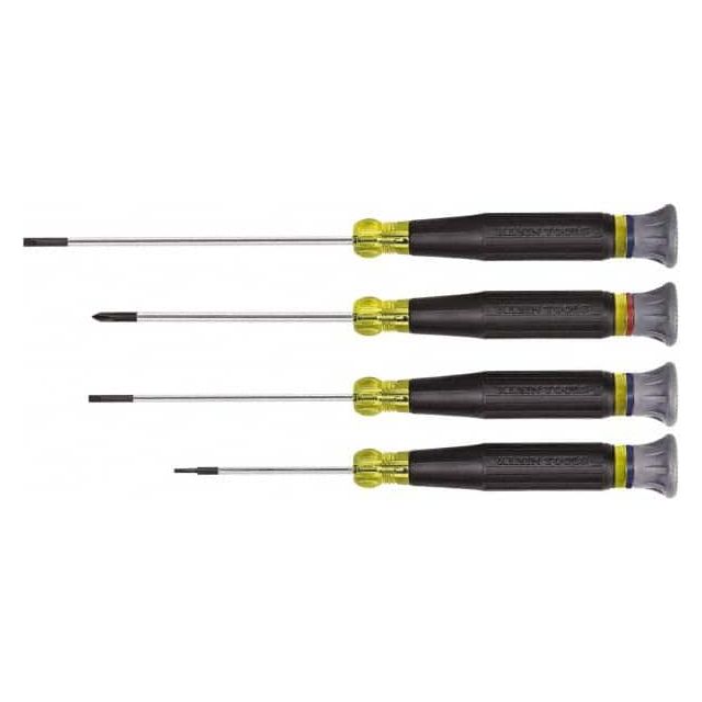 Screwdriver Set: 4 Pc, Phillips & Slotted MPN:85613