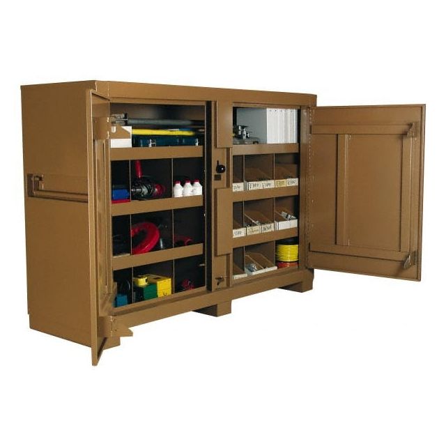 Job Site Tool Box: Bin Storage Cabinet MPN:129