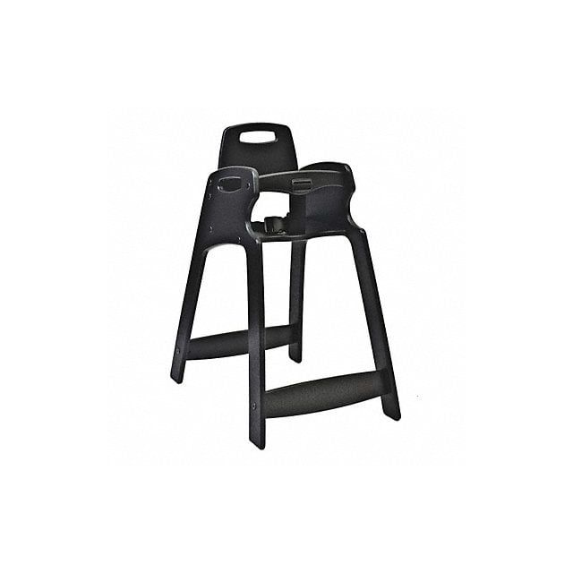 Eco High Chair Assembled Black MPN:KB833-02